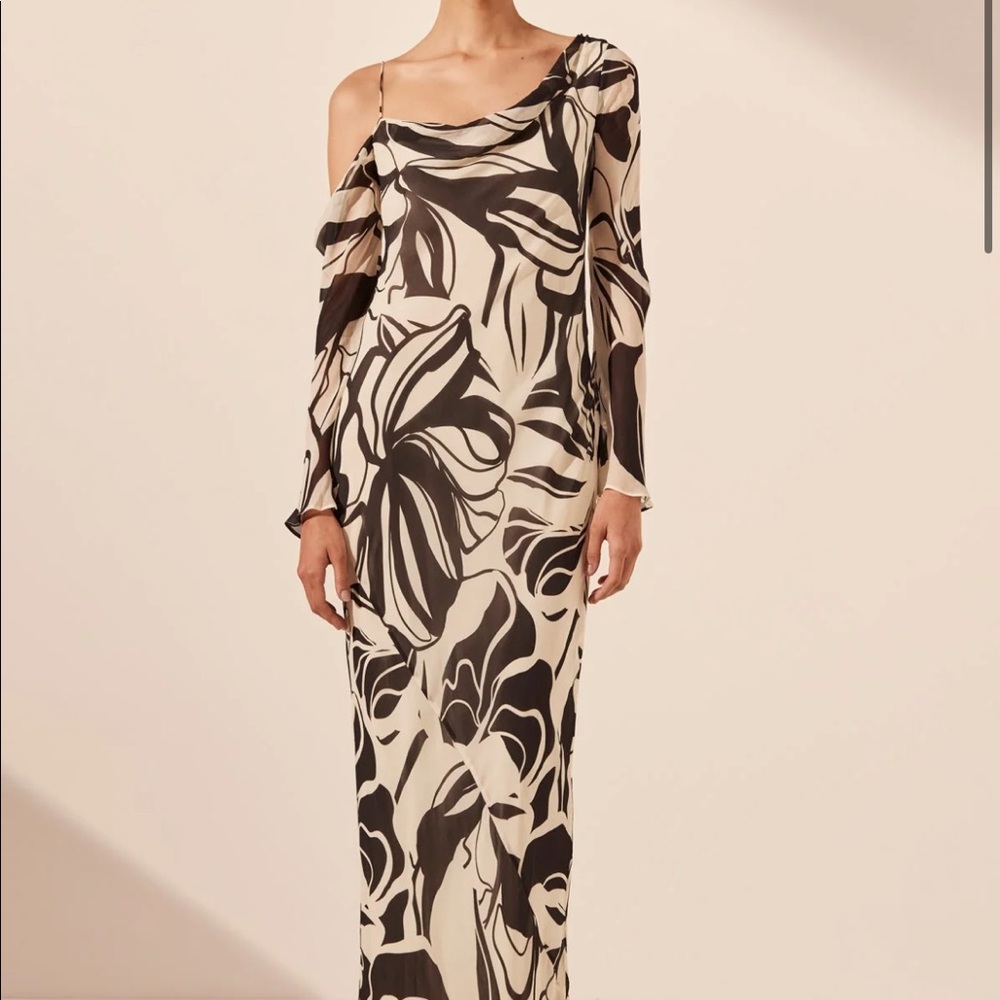 Shona Joy Imane Asymmetrical Dress-CURRENT SEASON!